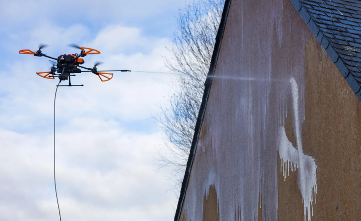 SDG Service - Nettoyage de facade par drone au Pays-Basque et dans les Landes